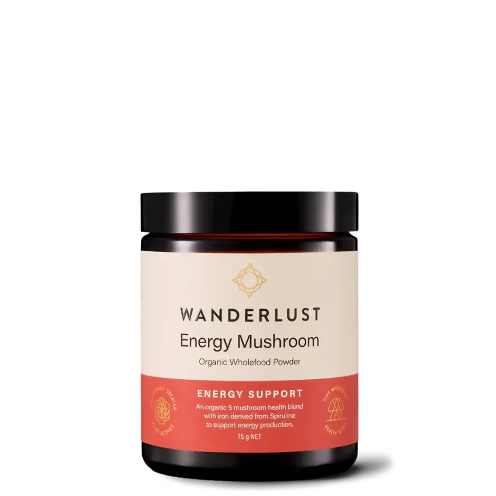 Wanderlust Wanderlust Energy Support Five Mushroom Blend 75g (DNR)