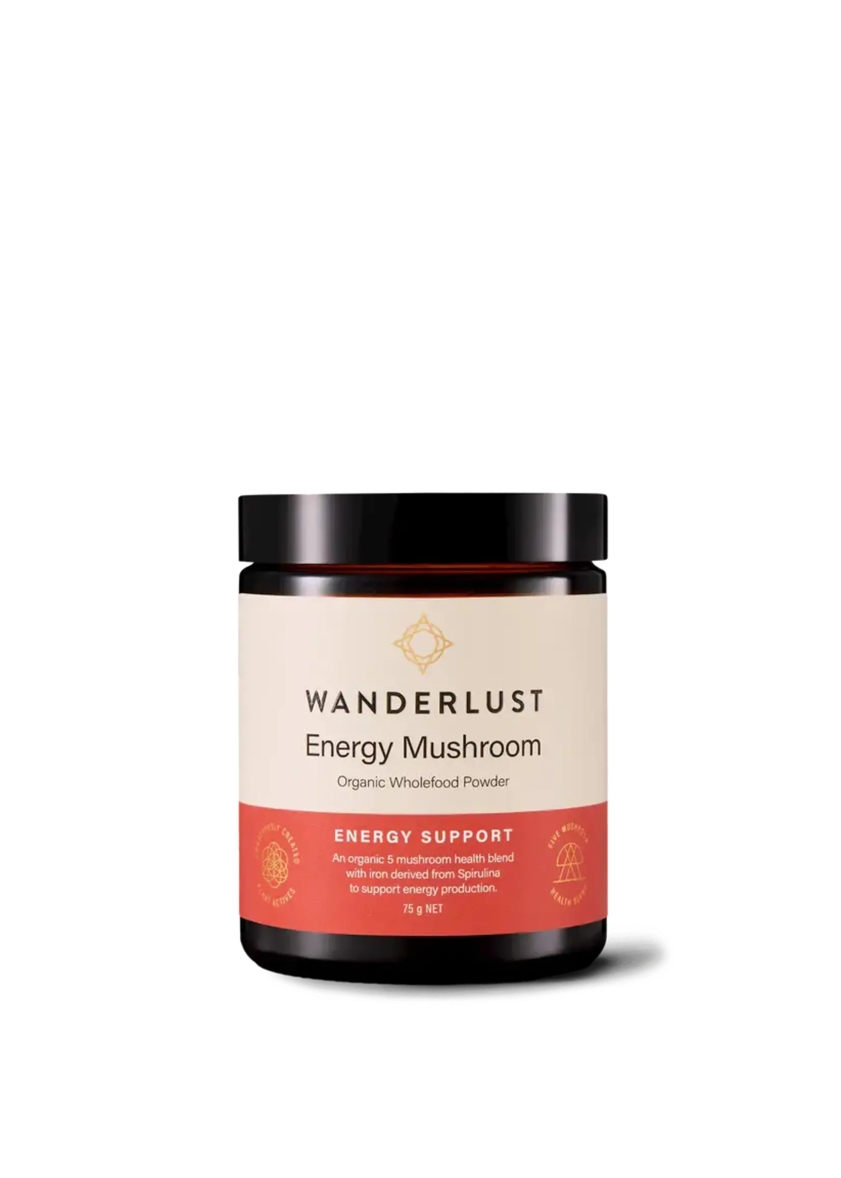 Wanderlust Wanderlust Energy Support Five Mushroom Blend 75g (DNR)