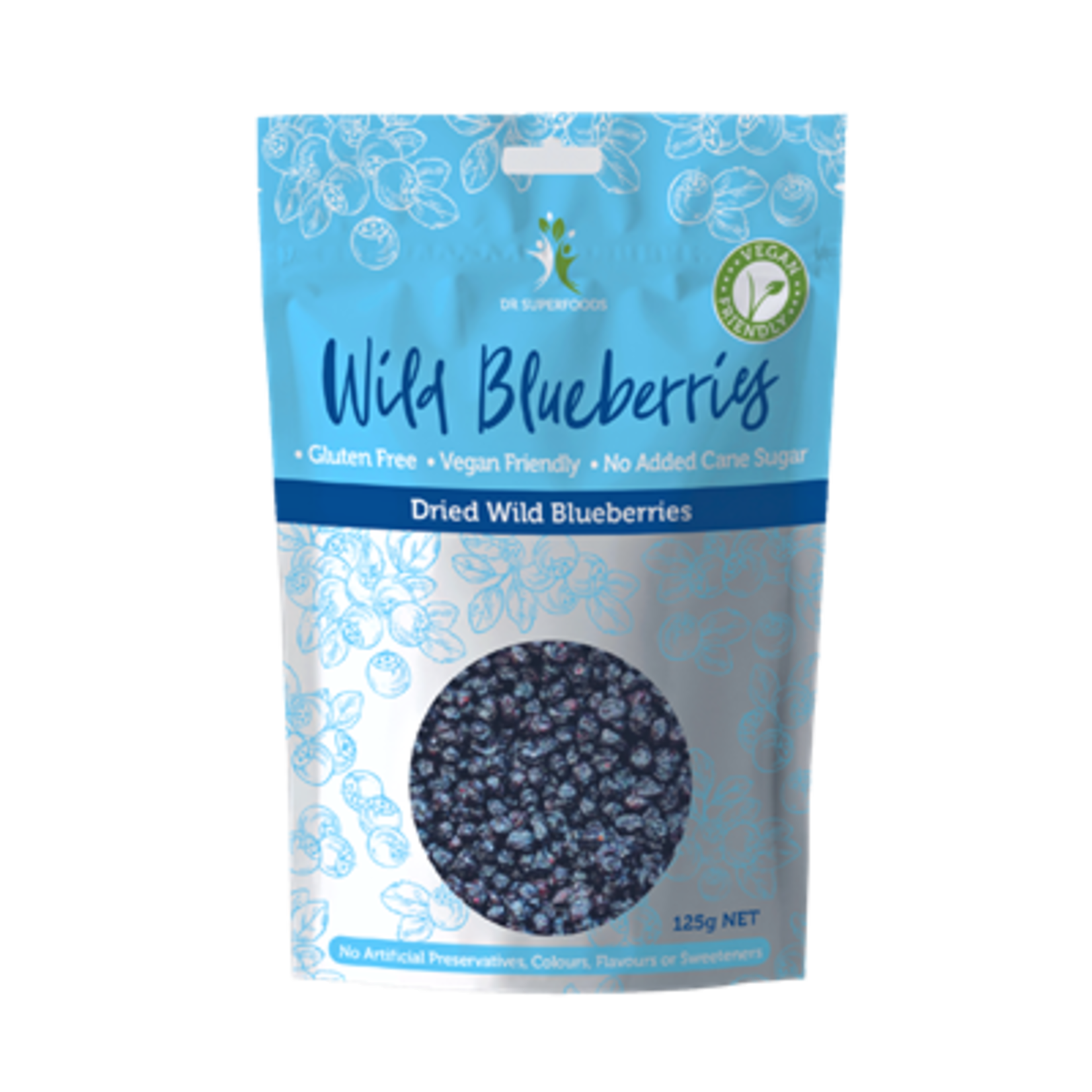 Dr Superfoods Dr Superfoods Dried Wild Blueberries 125g