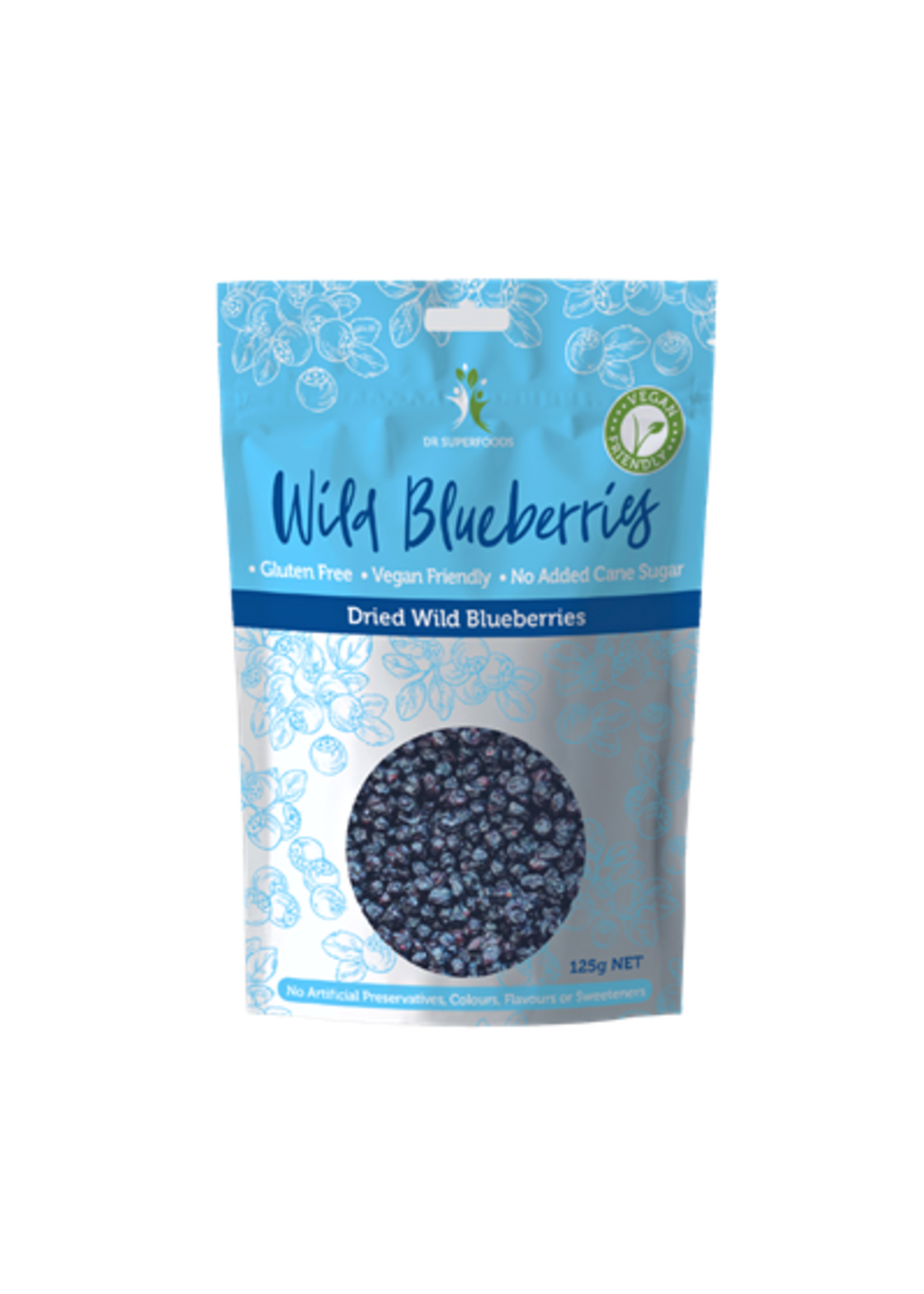 Dr Superfoods Dr Superfoods Dried Wild Blueberries 125g