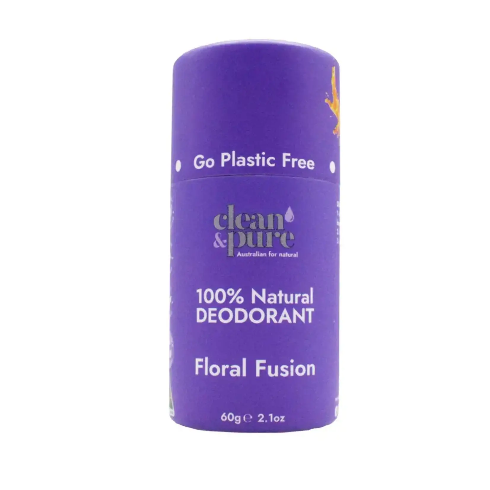 clean & pure Clean & Pure Natural Deodorant 60g Floral Fusion