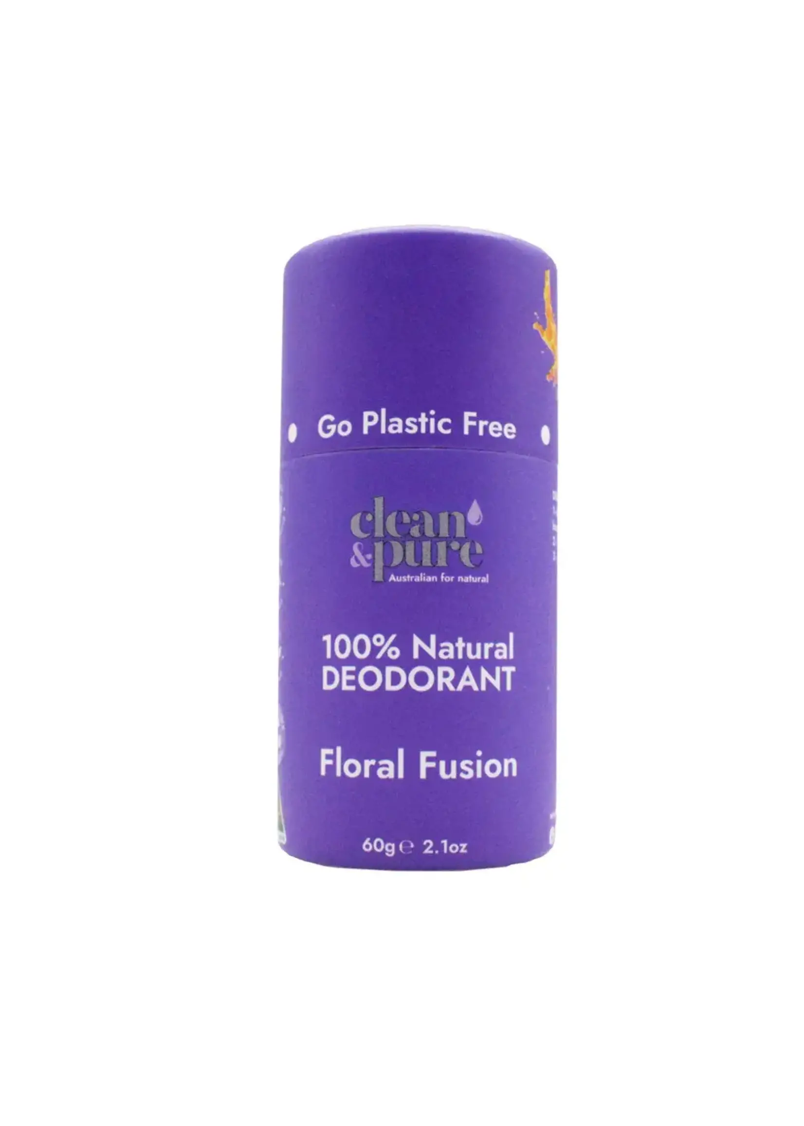 clean & pure Clean & Pure Natural Deodorant 60g Floral Fusion