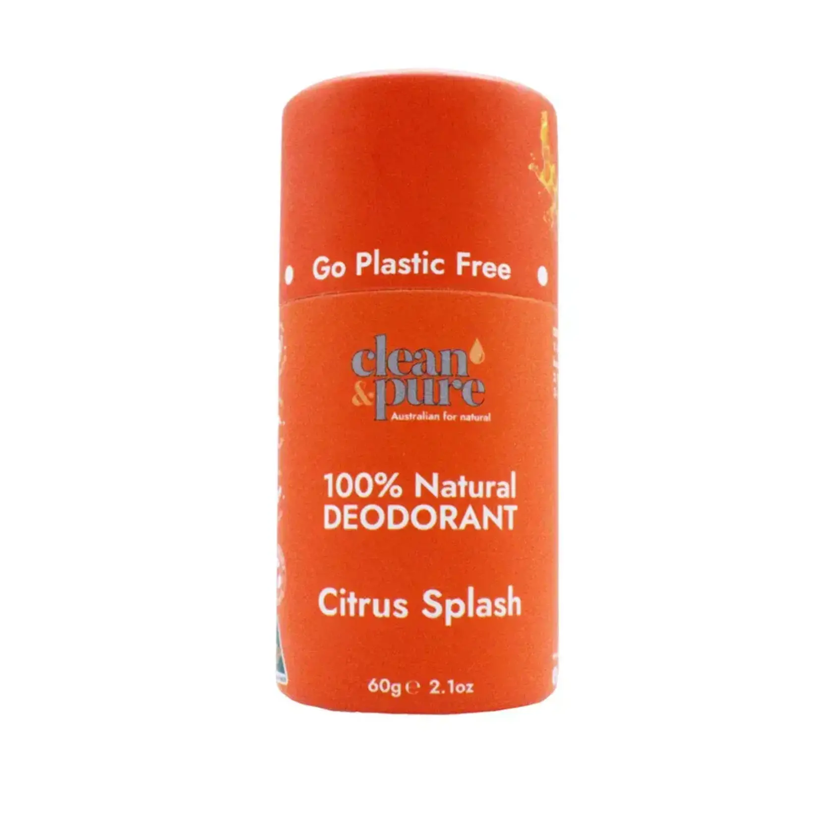 clean & pure Clean & Pure Natural Deodorant 60g Citrus Splash