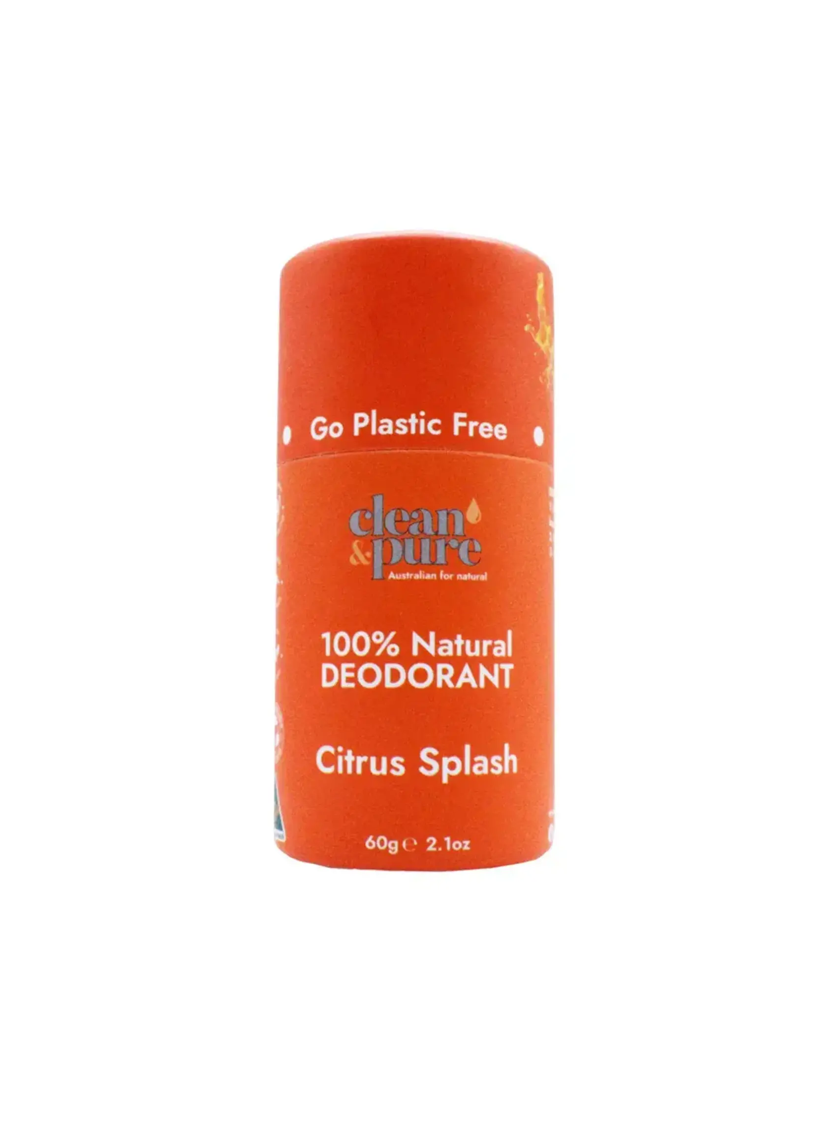 clean & pure Clean & Pure Natural Deodorant 60g Citrus Splash