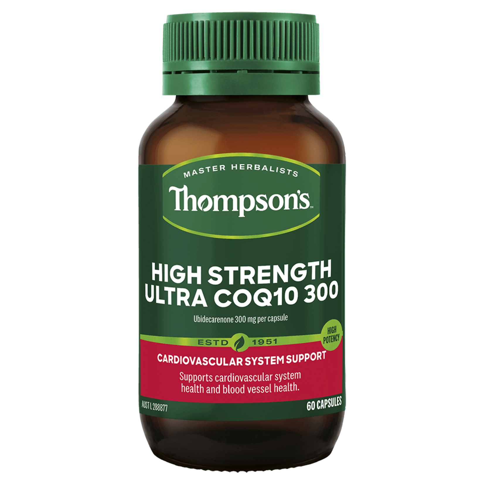 Thompson's Thompsons High Strength Ultra CoQ10 300mg 60 caps