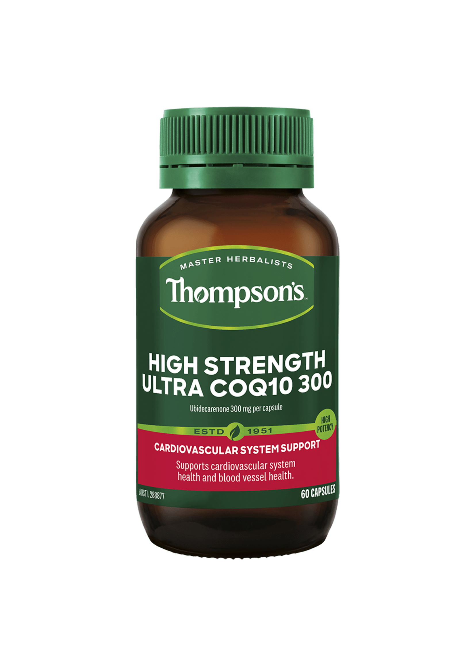Thompson's Thompsons High Strength Ultra CoQ10 300mg 60 caps