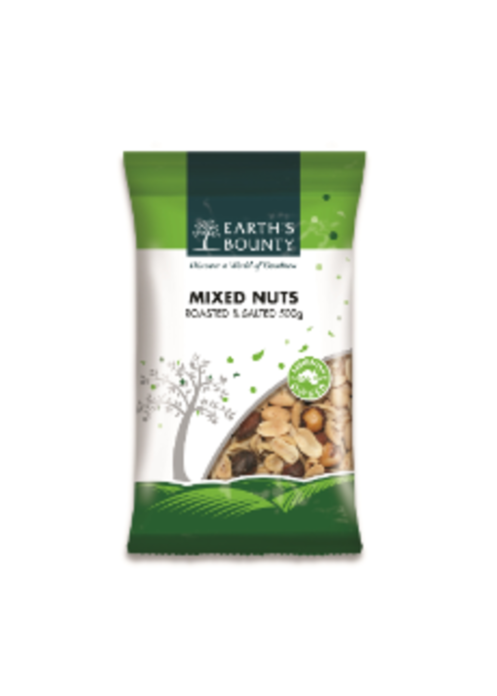Earths Bounty Earths Bounty Nuts Roasted & Salted 500gms