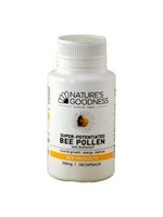 Nature's Goodness Natures Goodness Potentiated Bee Pollen 500mg 60 Caps