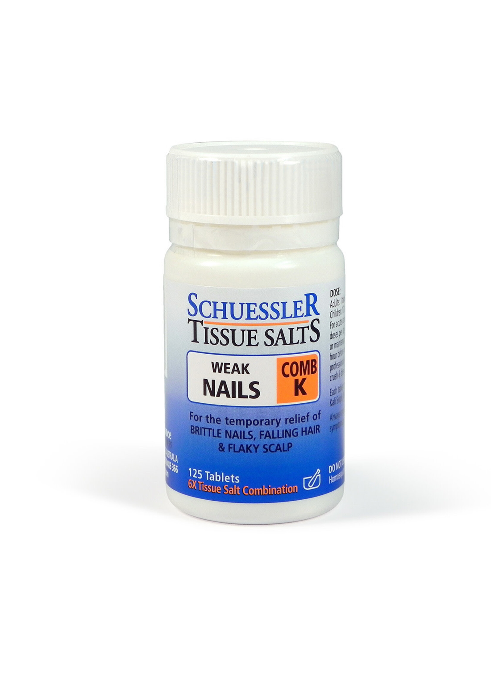 Schuessler Schuessler Tissue Salts Comb K 125 Tabs