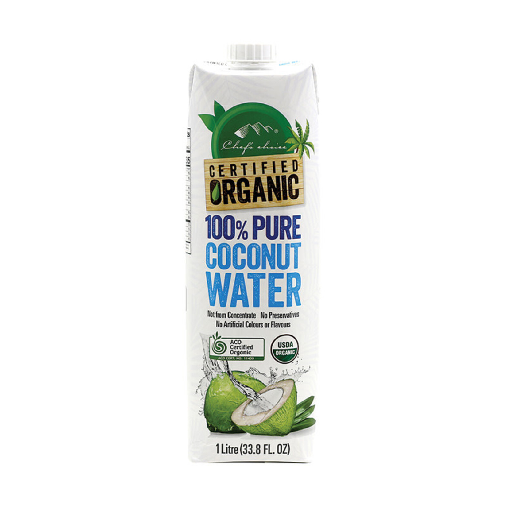 Chefs Choice Chefs Choice Organic Coconut Water 1L
