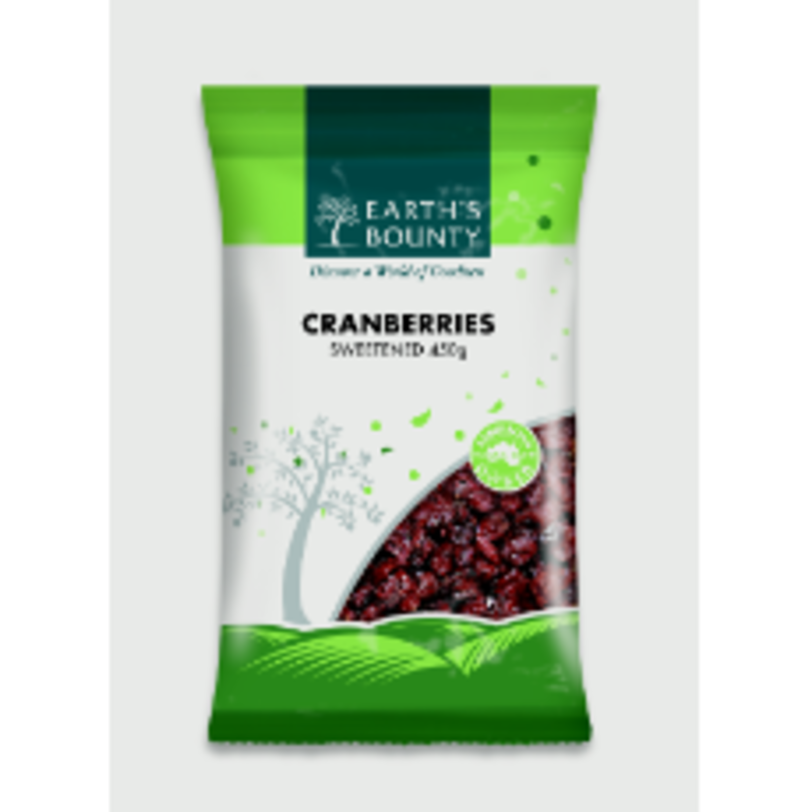 Earths Bounty Earths Bounty Cranberries Sweetened 450g