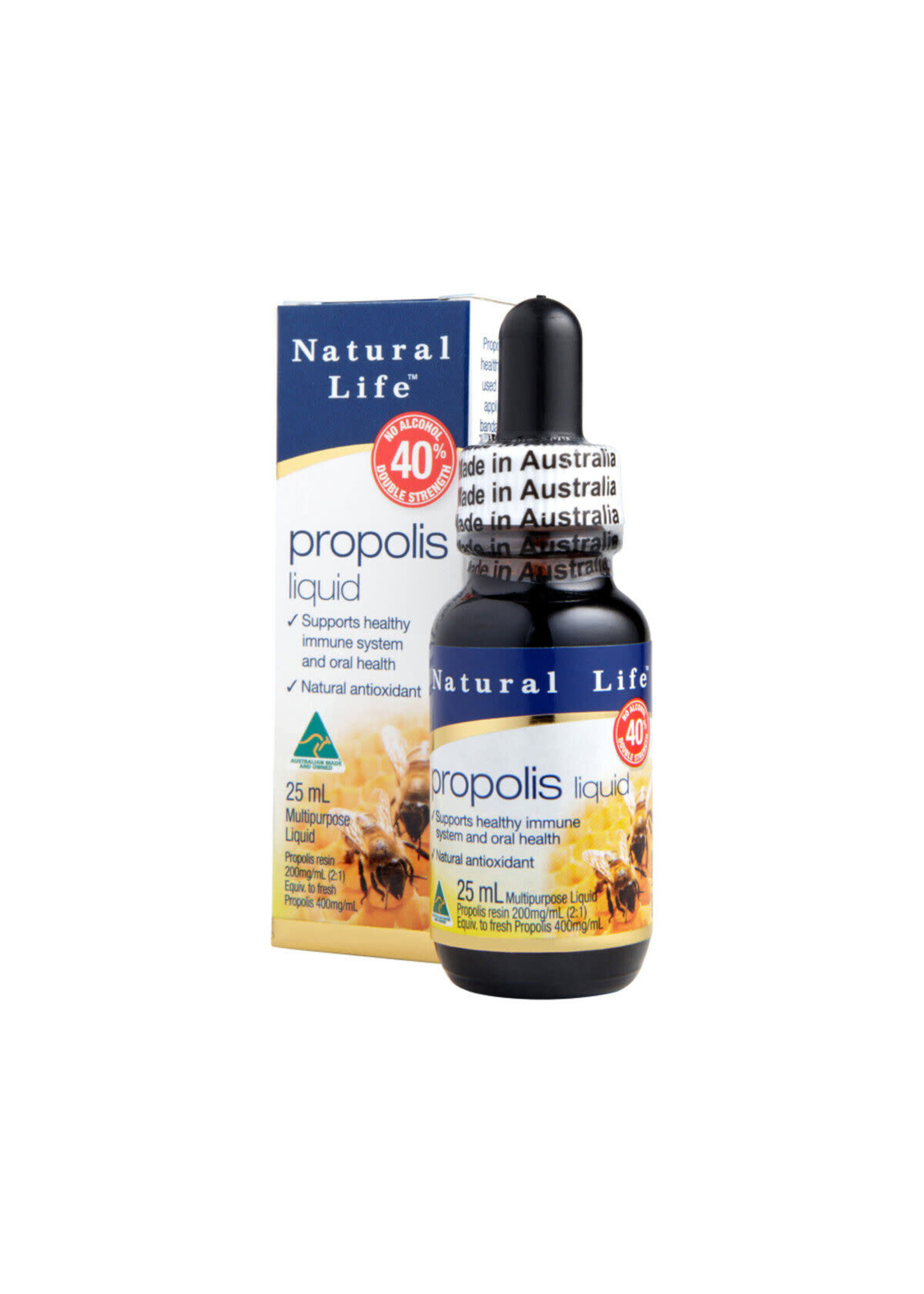 Natural Life Natural Life Propolis Liquid No Alcohol (40%) Double Strength 25ml