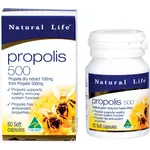 Natural Life Natural Life Propolis Capsules 500mg  60 caps