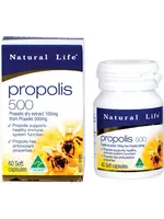 Natural Life Natural Life Propolis Capsules 500mg  60 caps