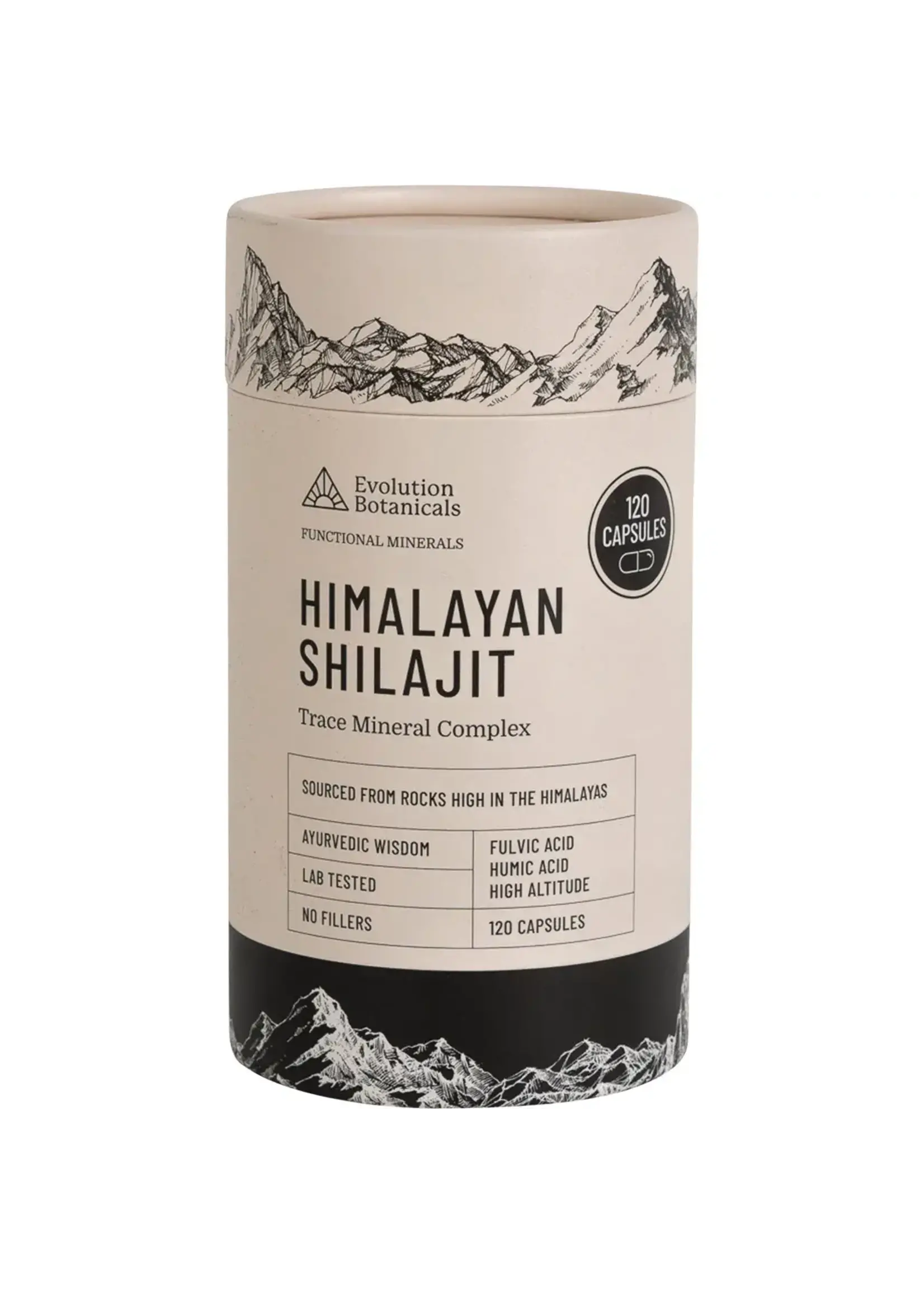 Evolution Botanicals Evolution Botanicals Himalayan Shilajit  Trace Mineral Complex 120 caps