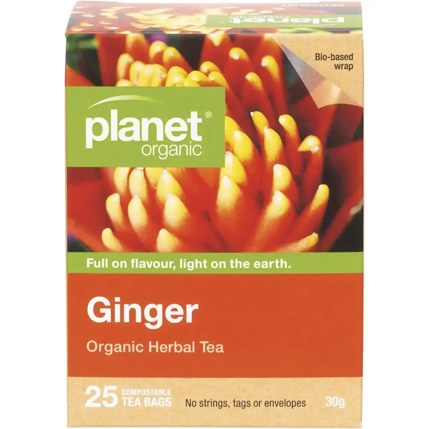 Planet Organic Planet Organic Herbal Tea Bags 25 Ginger