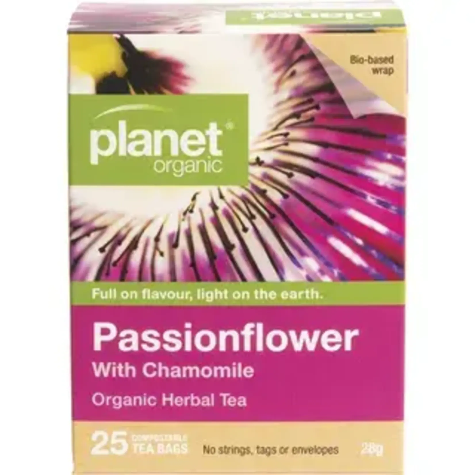 Planet Organic Planet Organic Herbal Tea Bags 25 Passionflower with Chamomile