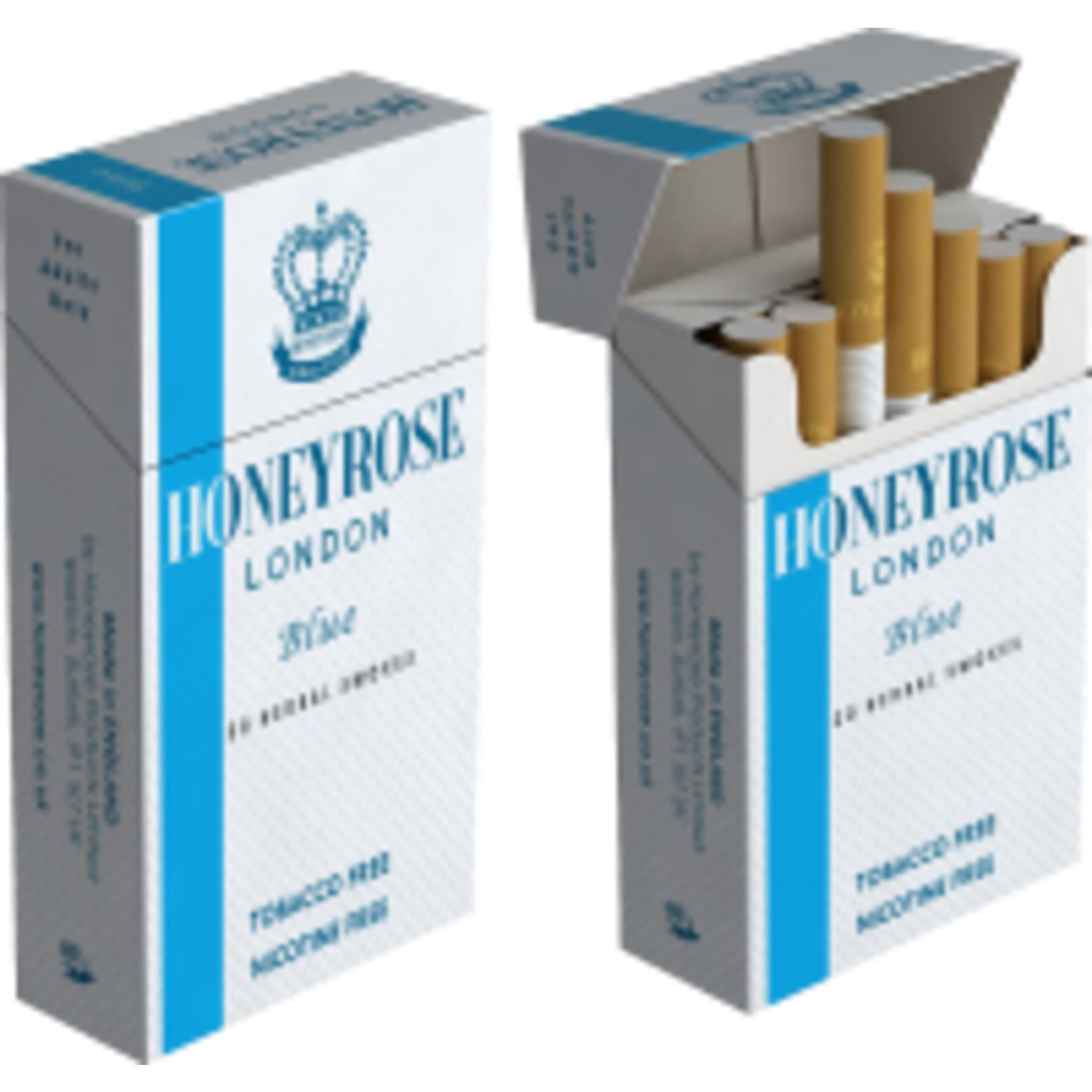 Honeyrose Honeyrose London Herbal Smoking Sticks 20s Blue (Nicotine free/Tobacco Free)
