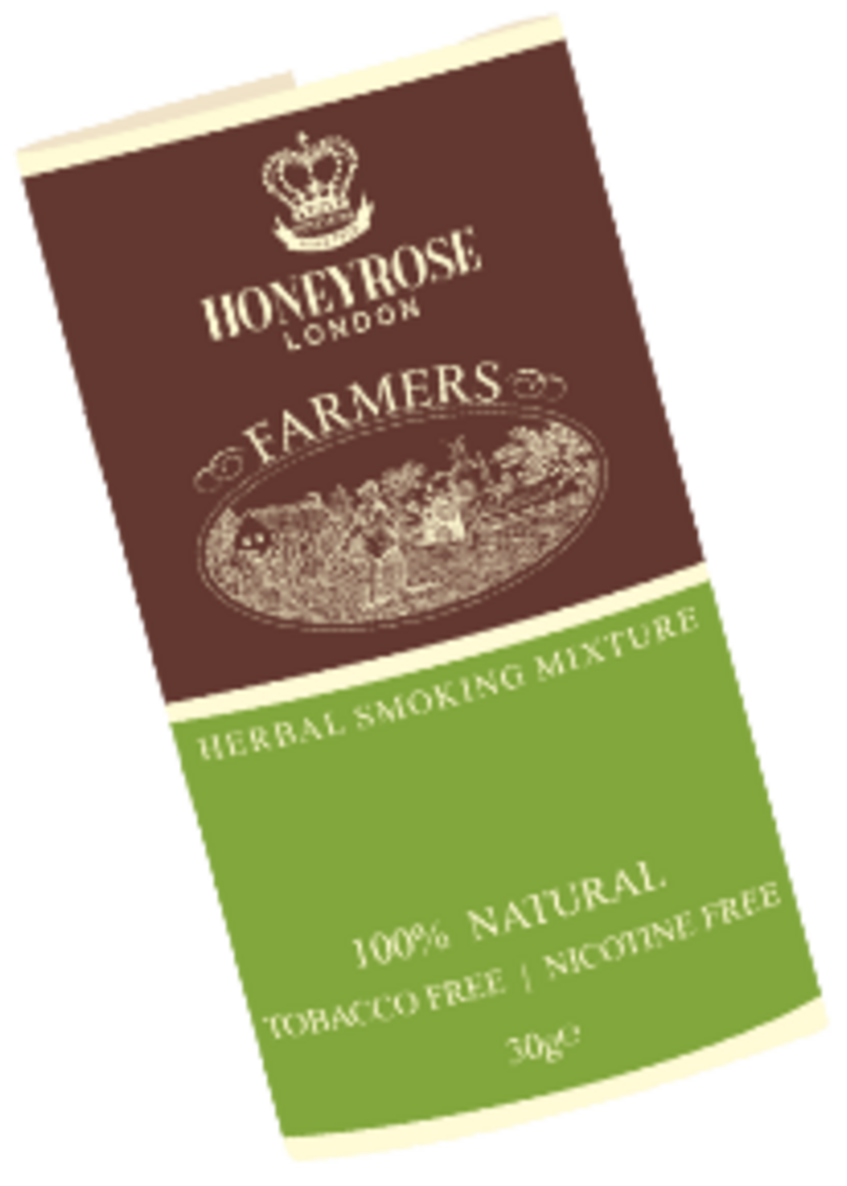 Honeyrose Honeyrose London  Herbal Smoking Mixture 30g Farmers Honey Blend (Nicotine free/Tobacco Free)