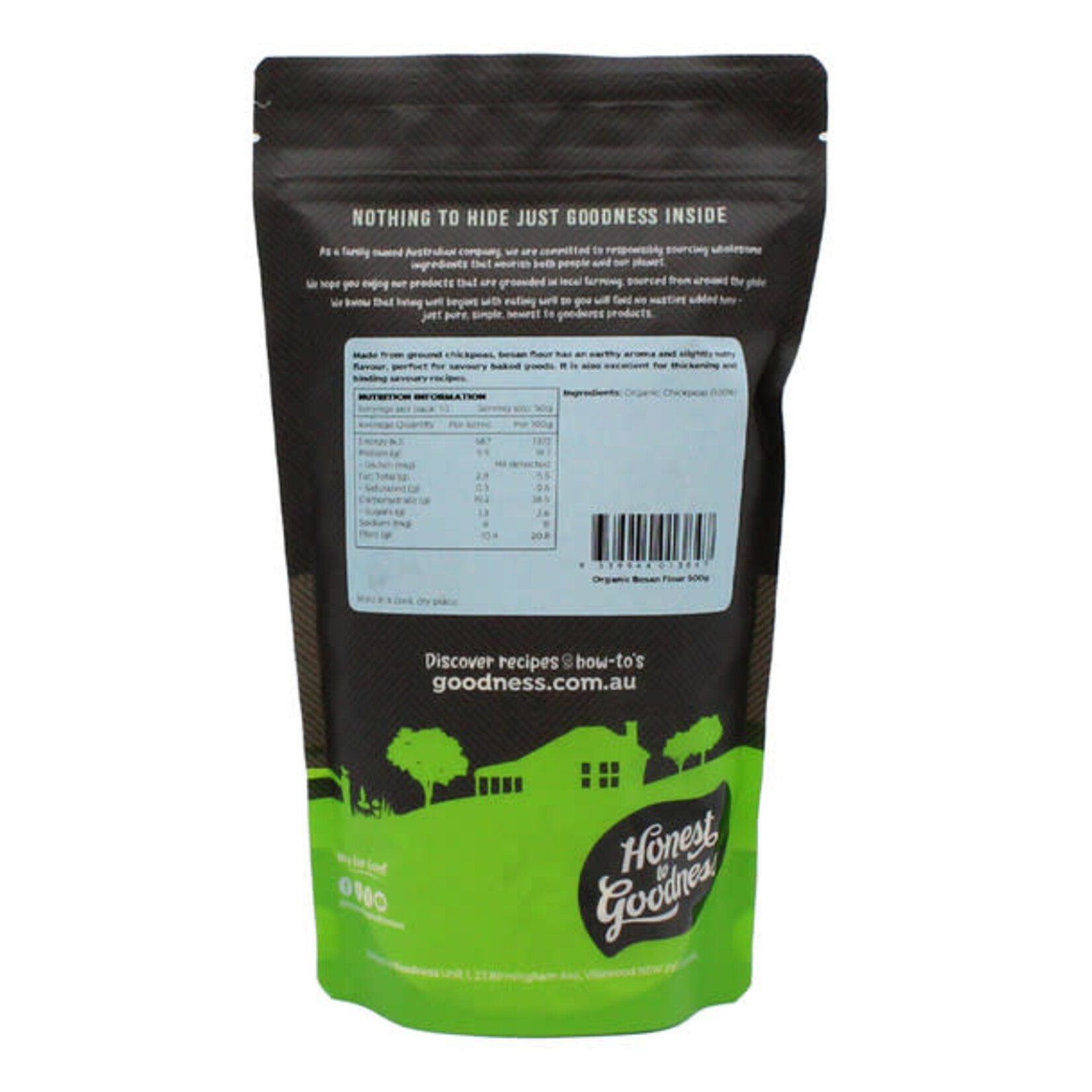 Honest To Goodness Honest to Goodness Organic Besan Flour 500g