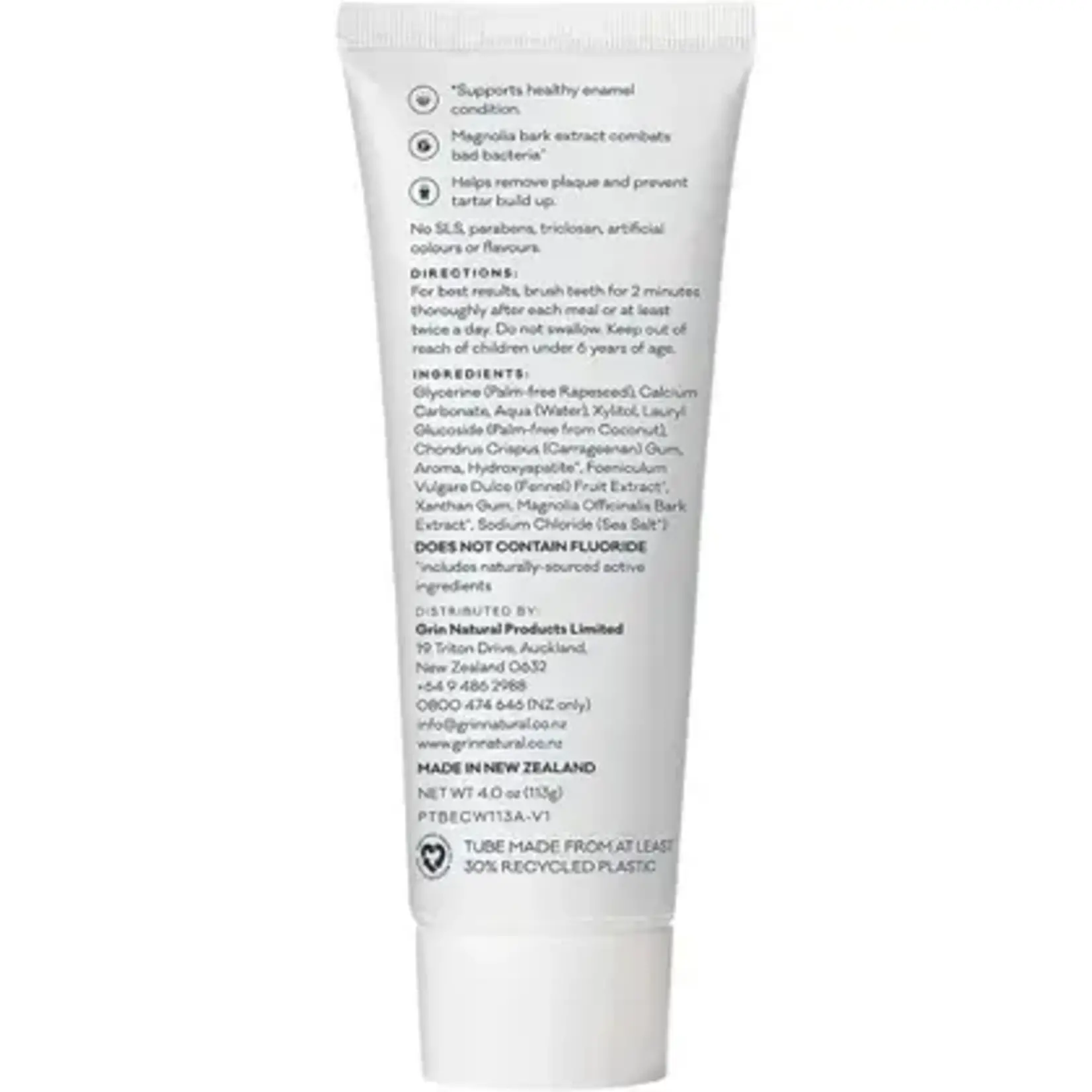 GRIN Grin Pro Toothpaste Enamel Care with Nano-Hydroxyapatite 113g