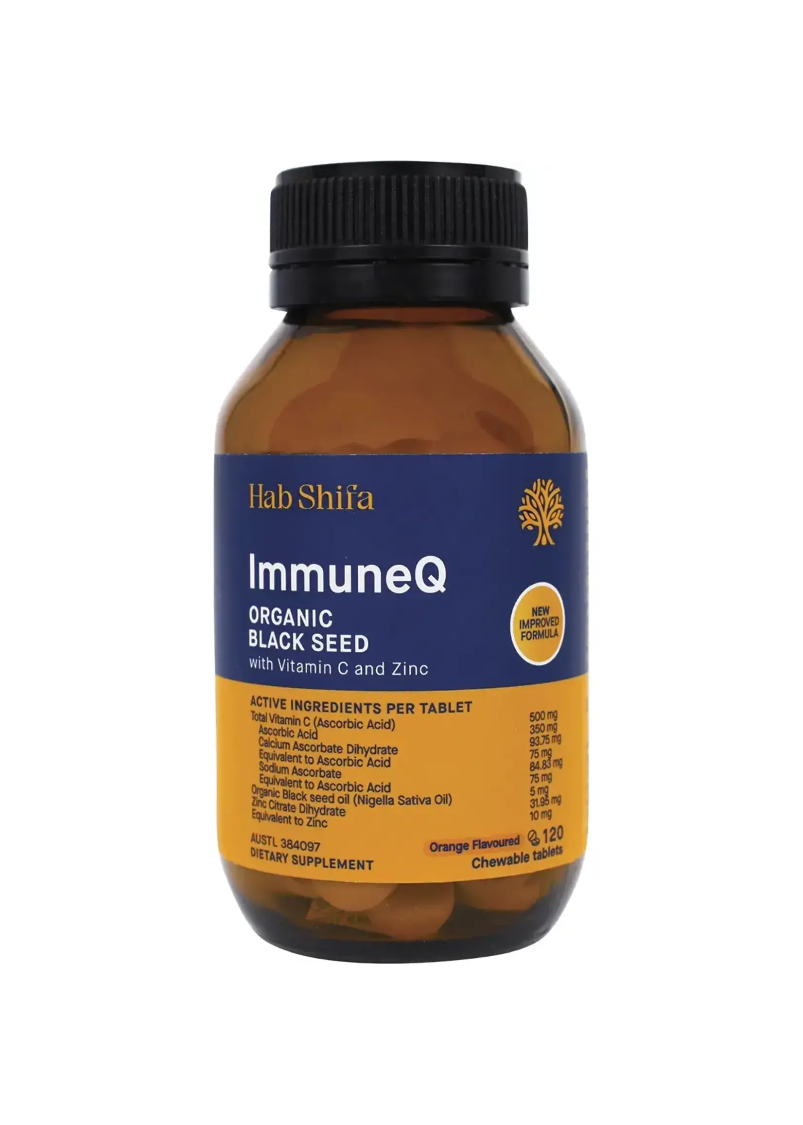 HAB SHIFA Hab Shifa ImmuneQ+ Black Seed Oil 60 Tablets (nigella sativa seed )