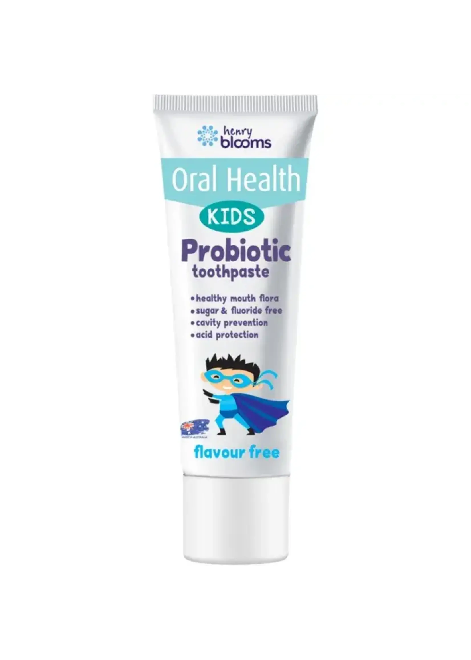 Henry Blooms Blooms Kids  Probiotic Toothpaste Flavour Free 50g