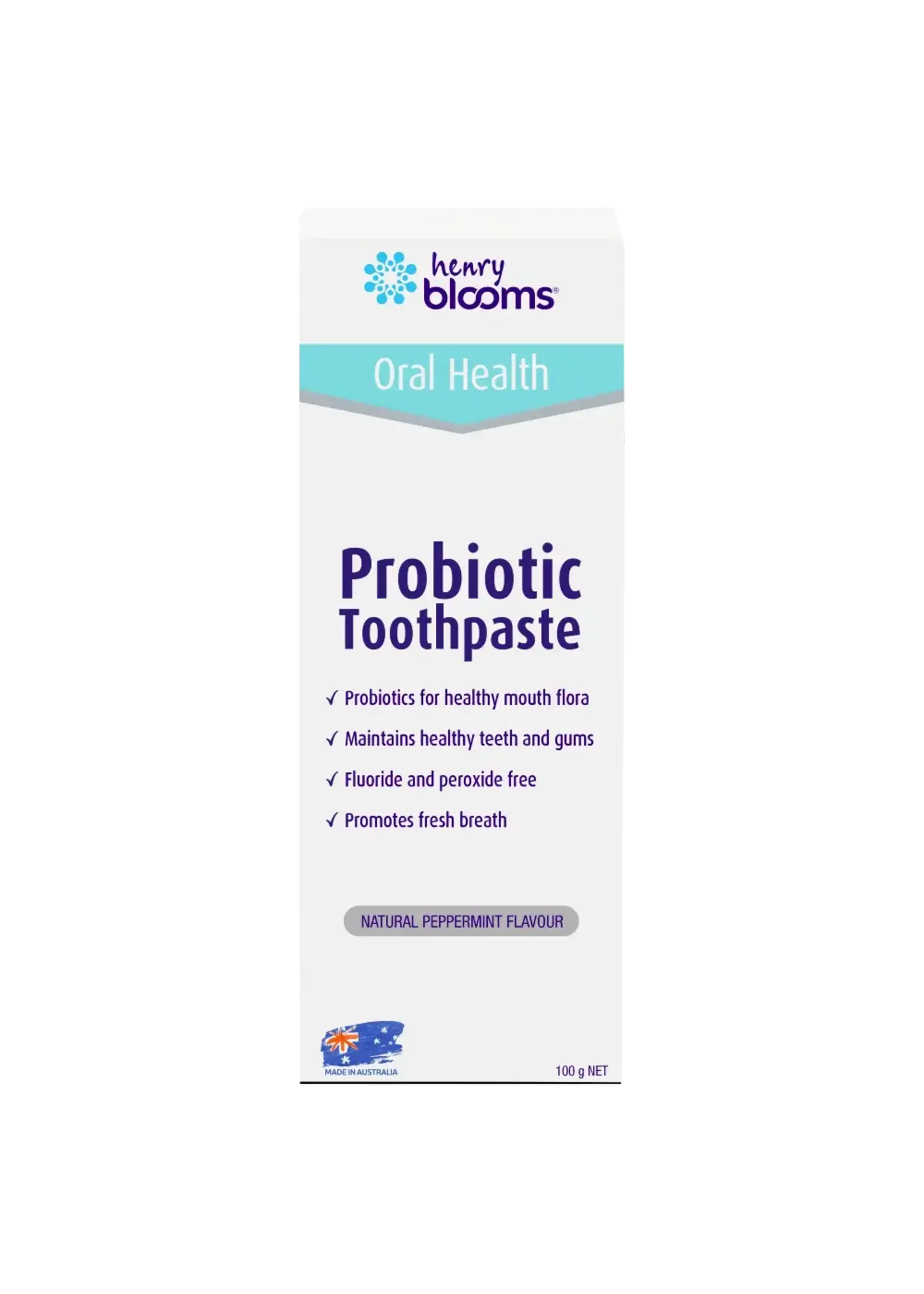 Henry Blooms Blooms Probiotic Toothpaste 100g
