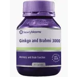 Blooms Blooms Ginkgo and Brahmi 3000 60 vegetarian capsules