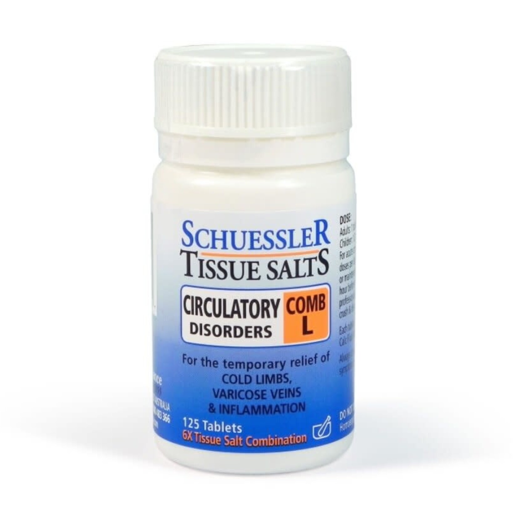 Schuessler Schuessler Tissue Salts Comb D 125 tabs