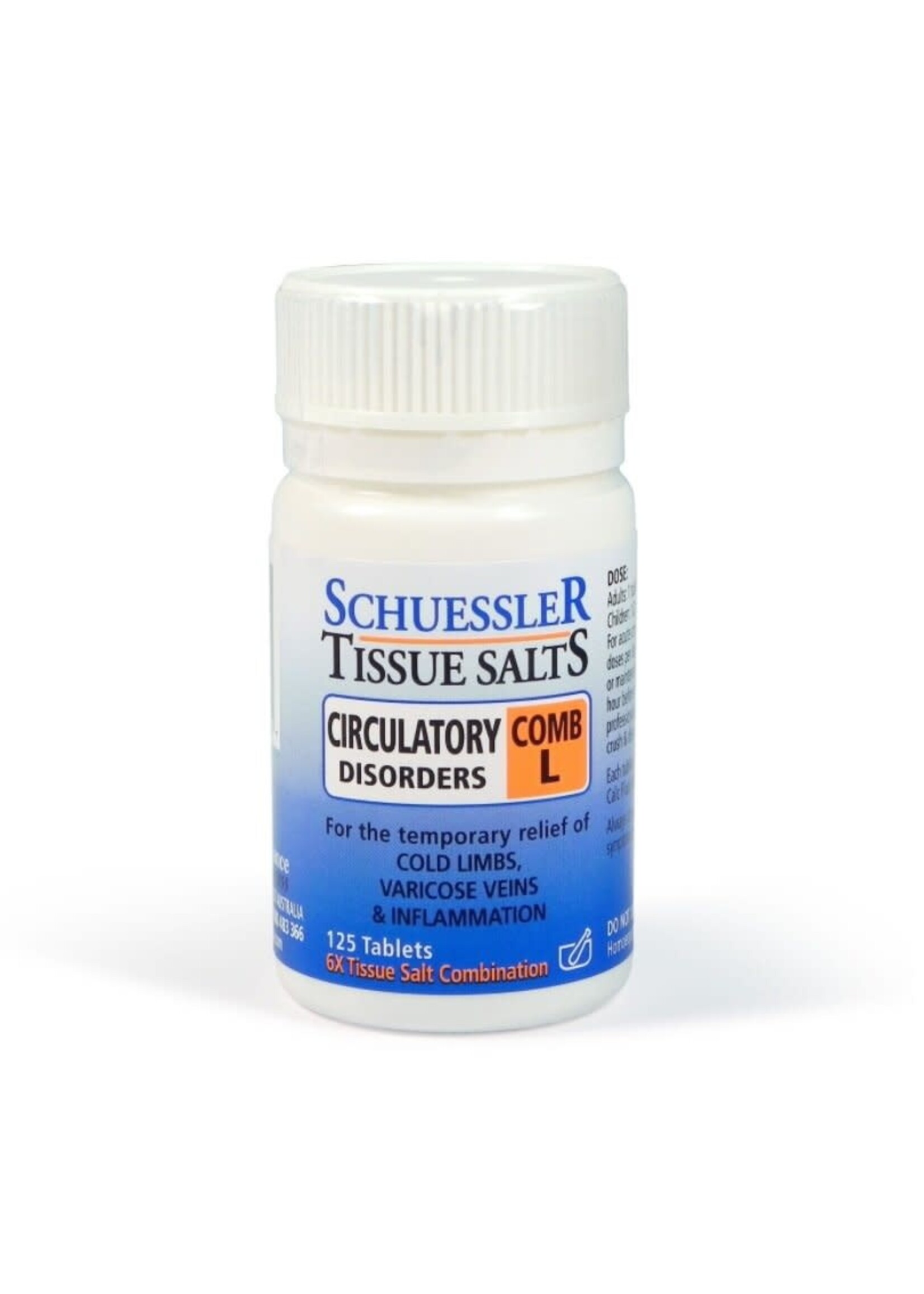 Schuessler Schuessler Tissue Salts Comb D 125 tabs