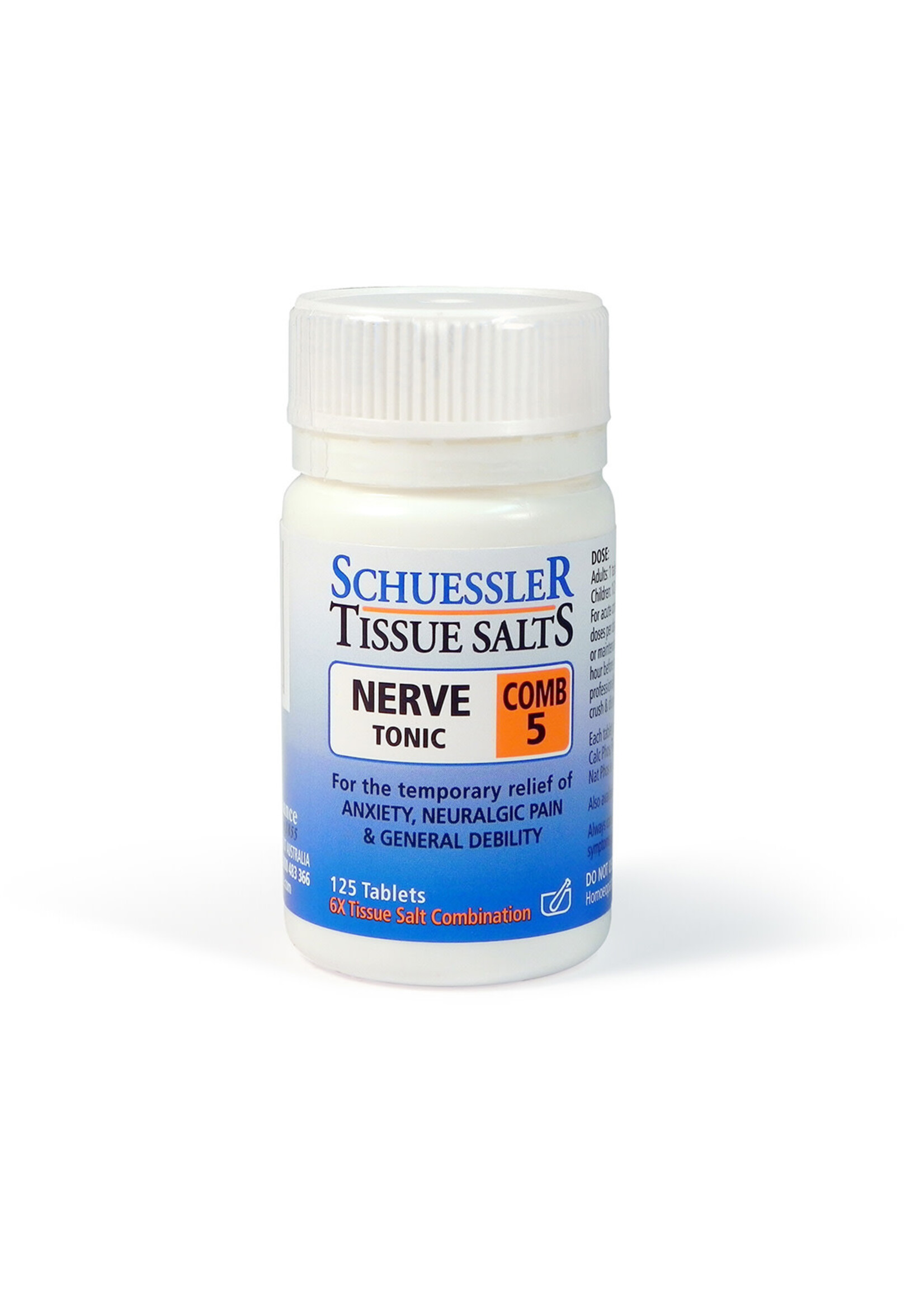 Schuessler Schuessler Tissue Salts Comb 5 125 Tab