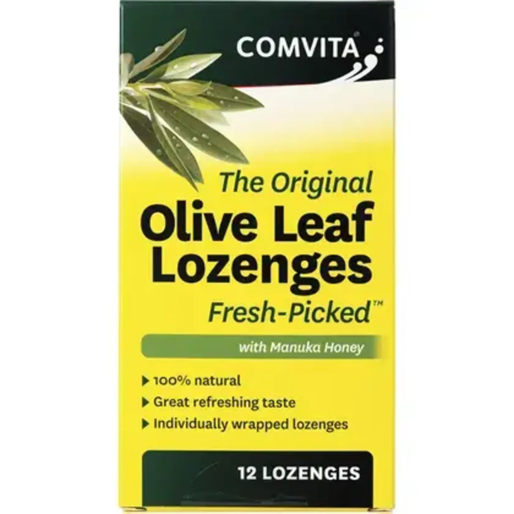 Comvita Comvita Olive Leaf Extract Lozenges with Manuka Honey 12 lozenges