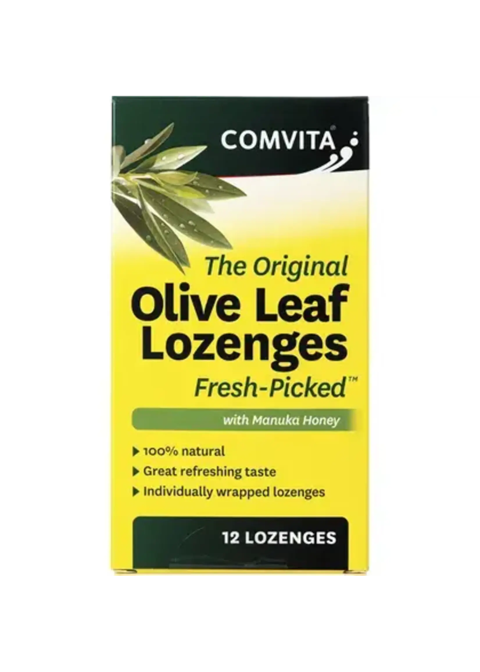 Comvita Comvita Olive Leaf Extract Lozenges with Manuka Honey 12 lozenges