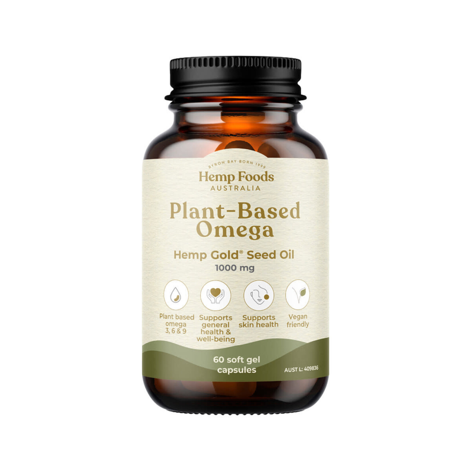 Hemp Foods Australia ( Essential Hemp) Hemp Foods Australia Pain Relief W/Hemp Gold Seed oil 60caps