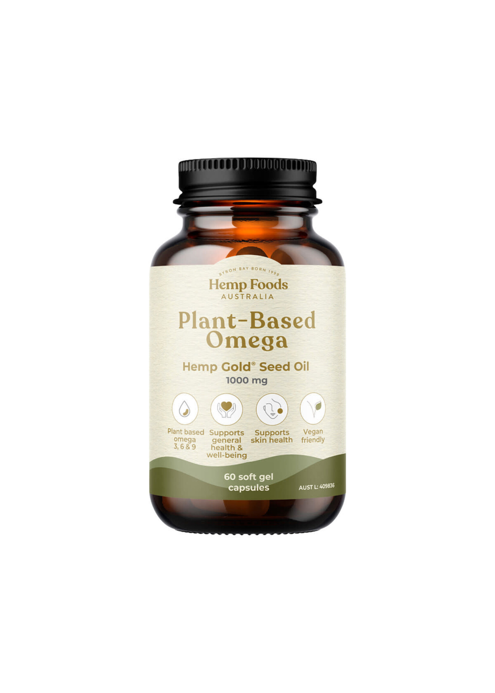 Hemp Foods Australia ( Essential Hemp) Hemp Foods Australia Pain Relief W/Hemp Gold Seed oil 60caps