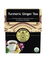 Buddha Teas Buddha Teas Organic Herbal Tea Bags 18pk Turmeric Ginger Tea