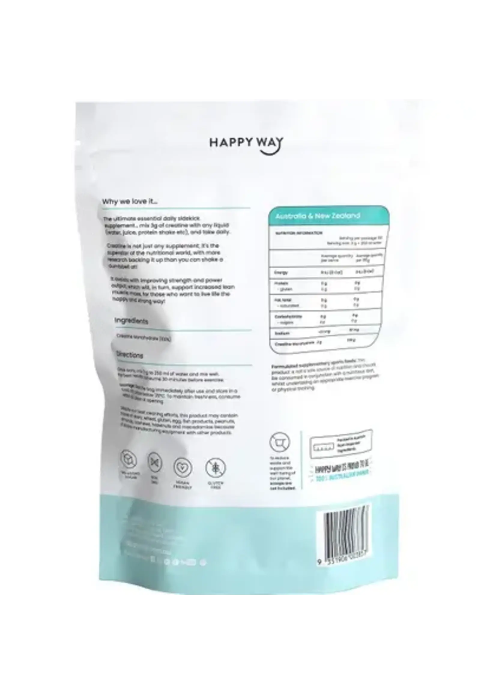 Happy Way Happy Way Creatine Powder 300g
