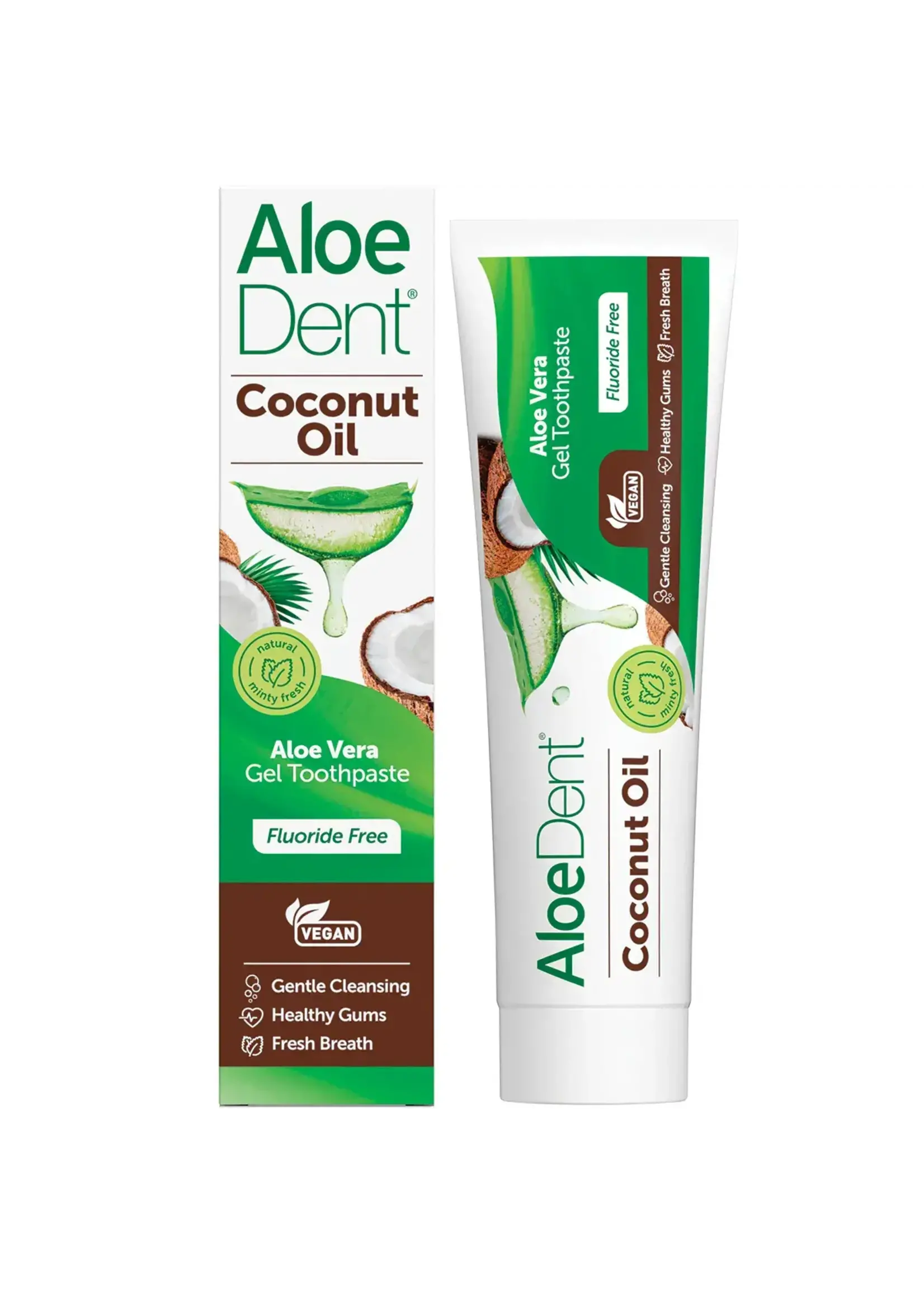 Aloe Dent Aloe Dent Toothpaste Coconut Oil Fluoride Free 100ml