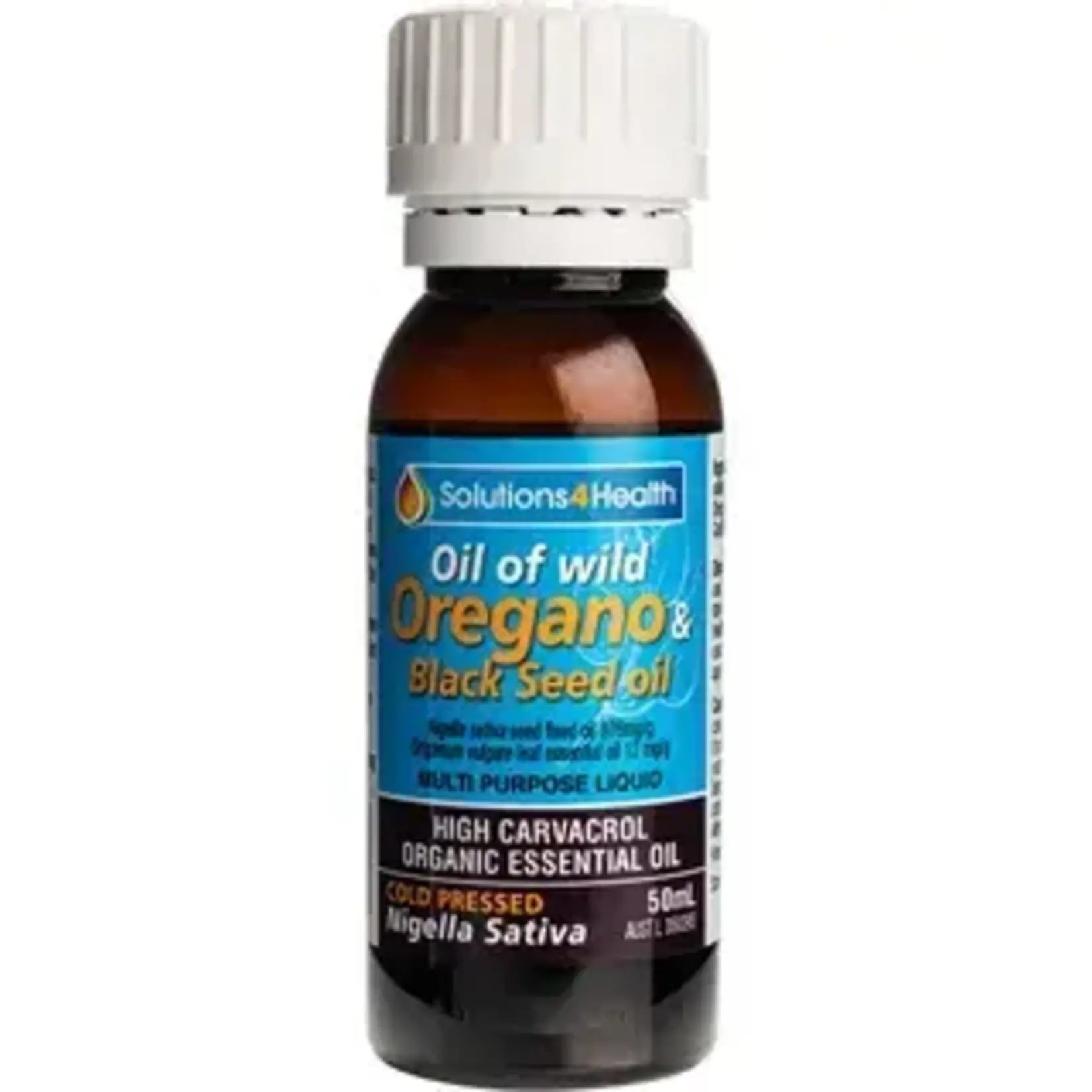 Solutions4Health Solutions4Health Oil of Wild Oregano with Blackseed Oil 50ml