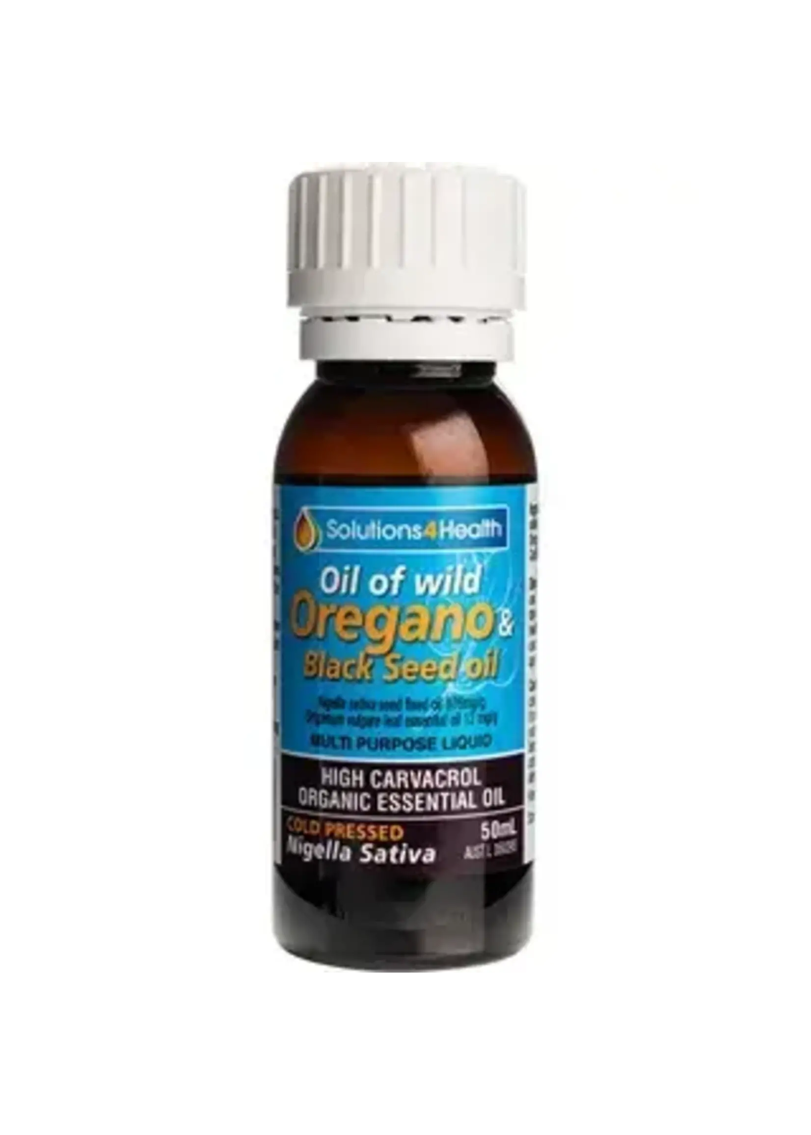 Solutions4Health Solutions4Health Oil of Wild Oregano with Blackseed Oil 50ml