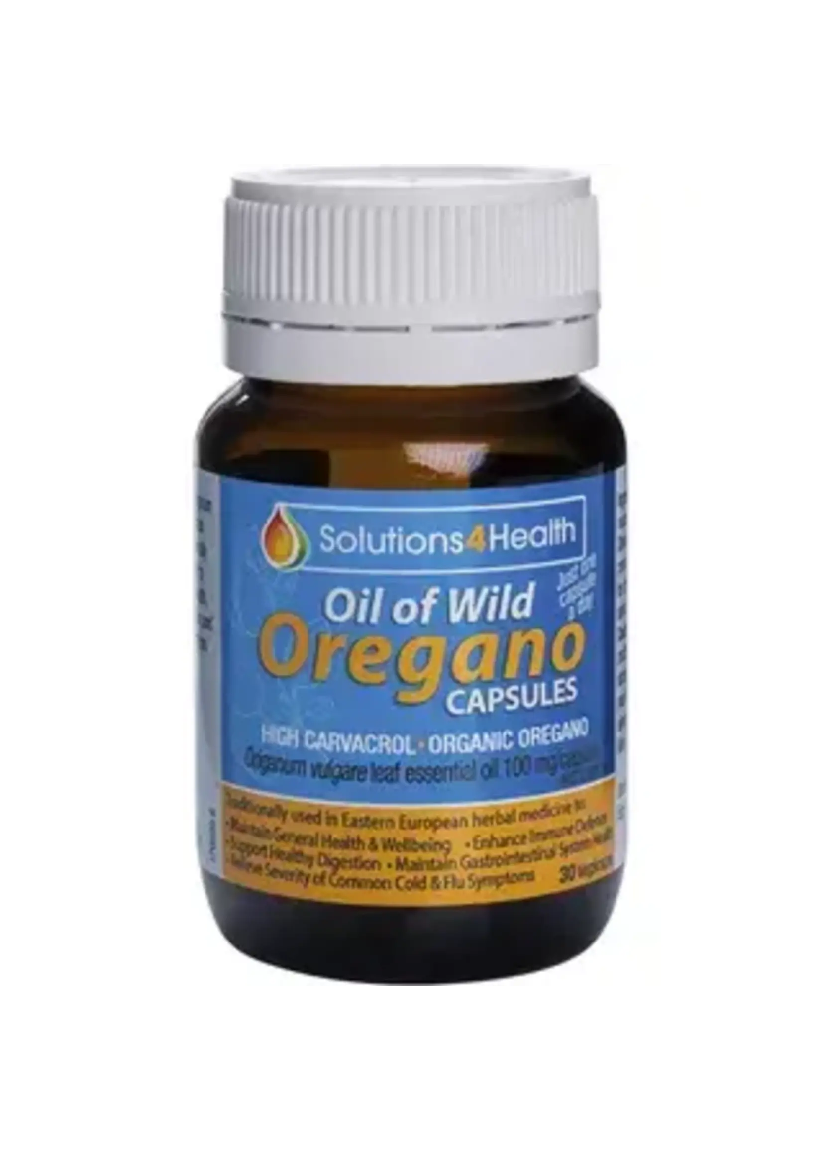 Solutions4Health Solutions4Health Oil of Wild Oregano Vegetable Caps 30