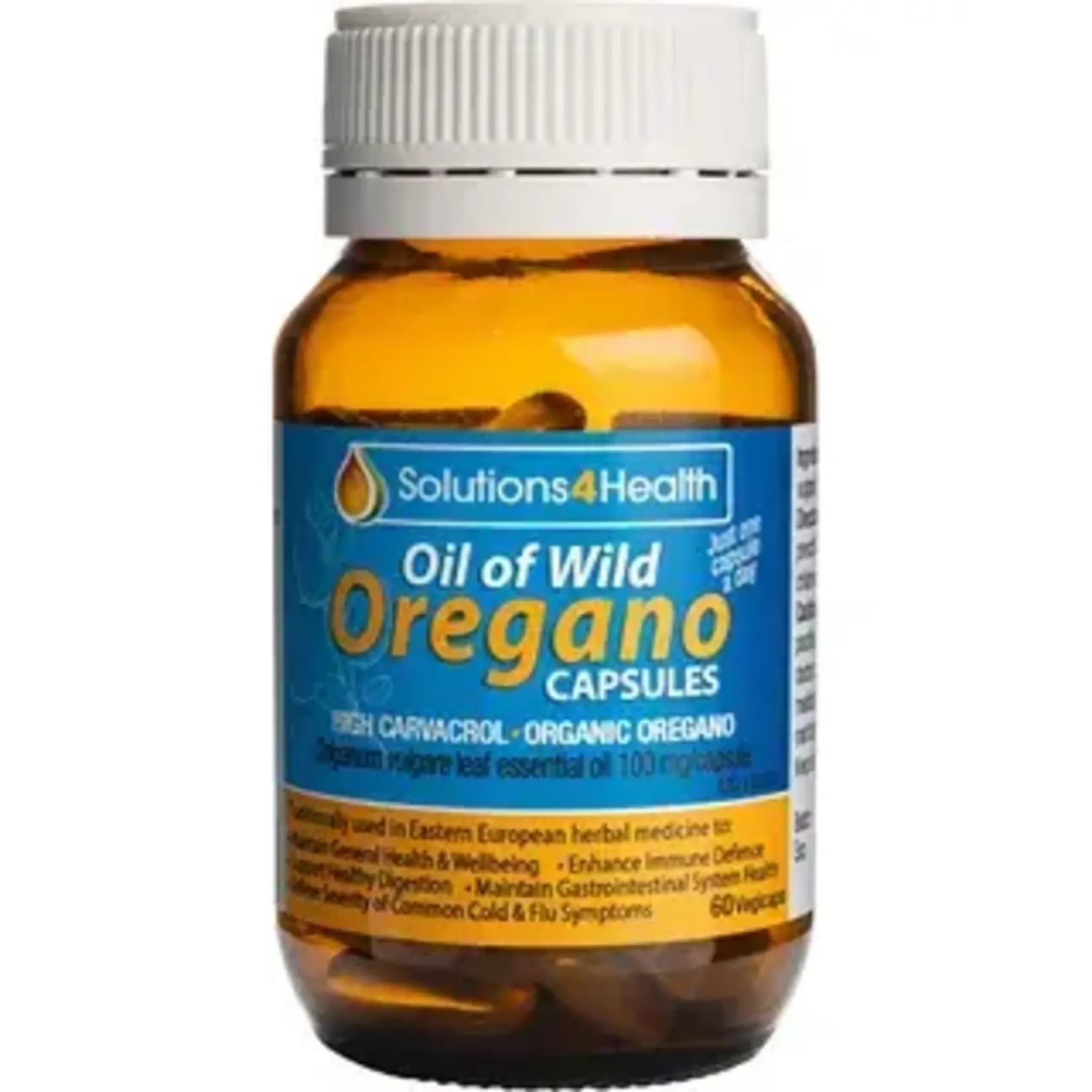 Solutions4Health Solutions4Health Oil of Wild Oregano 60 Vege Caps