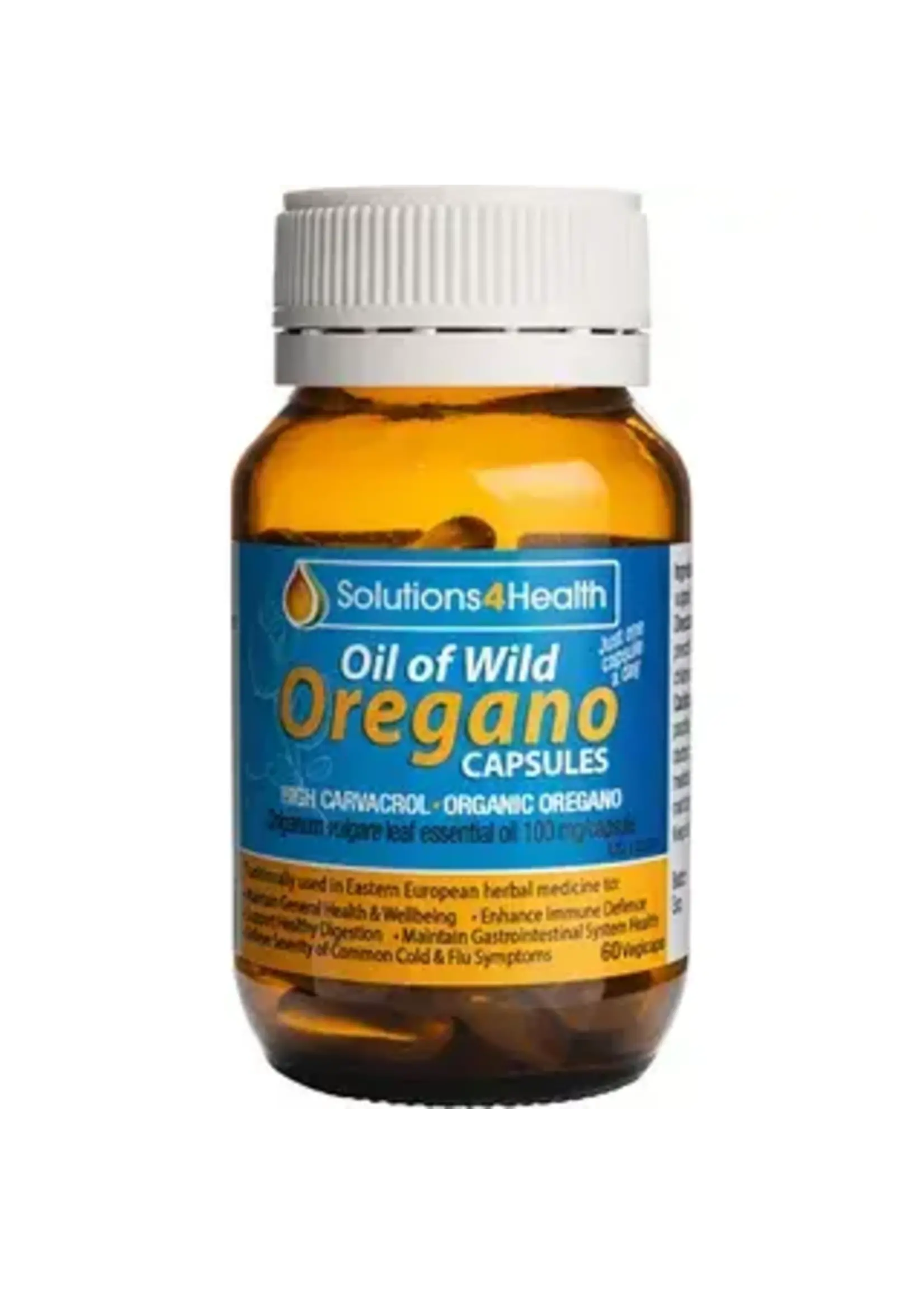 Solutions4Health Solutions4Health Oil of Wild Oregano 60 Vege Caps