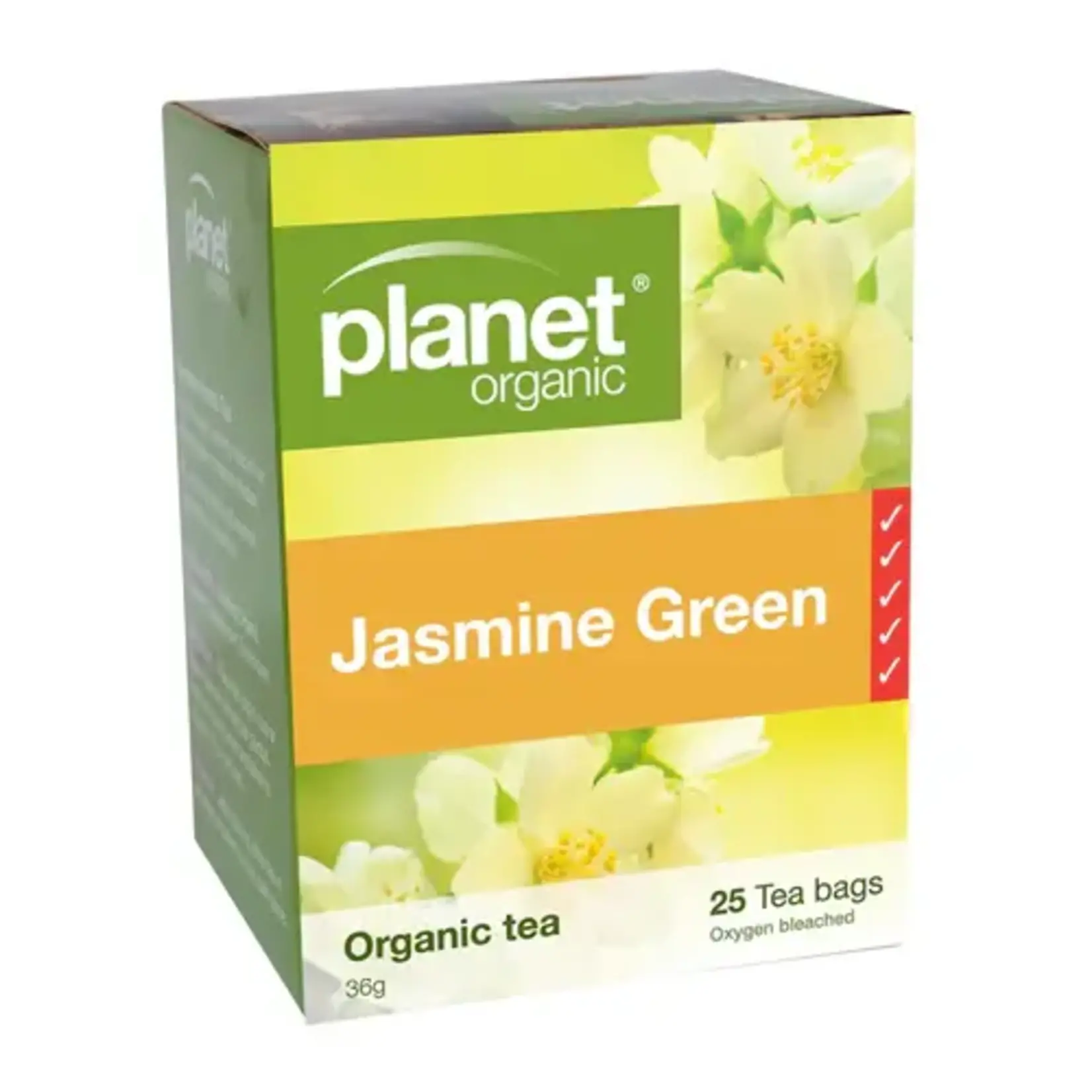 Planet Organic Planet Organic Green Tea Bags 25 Jasmine