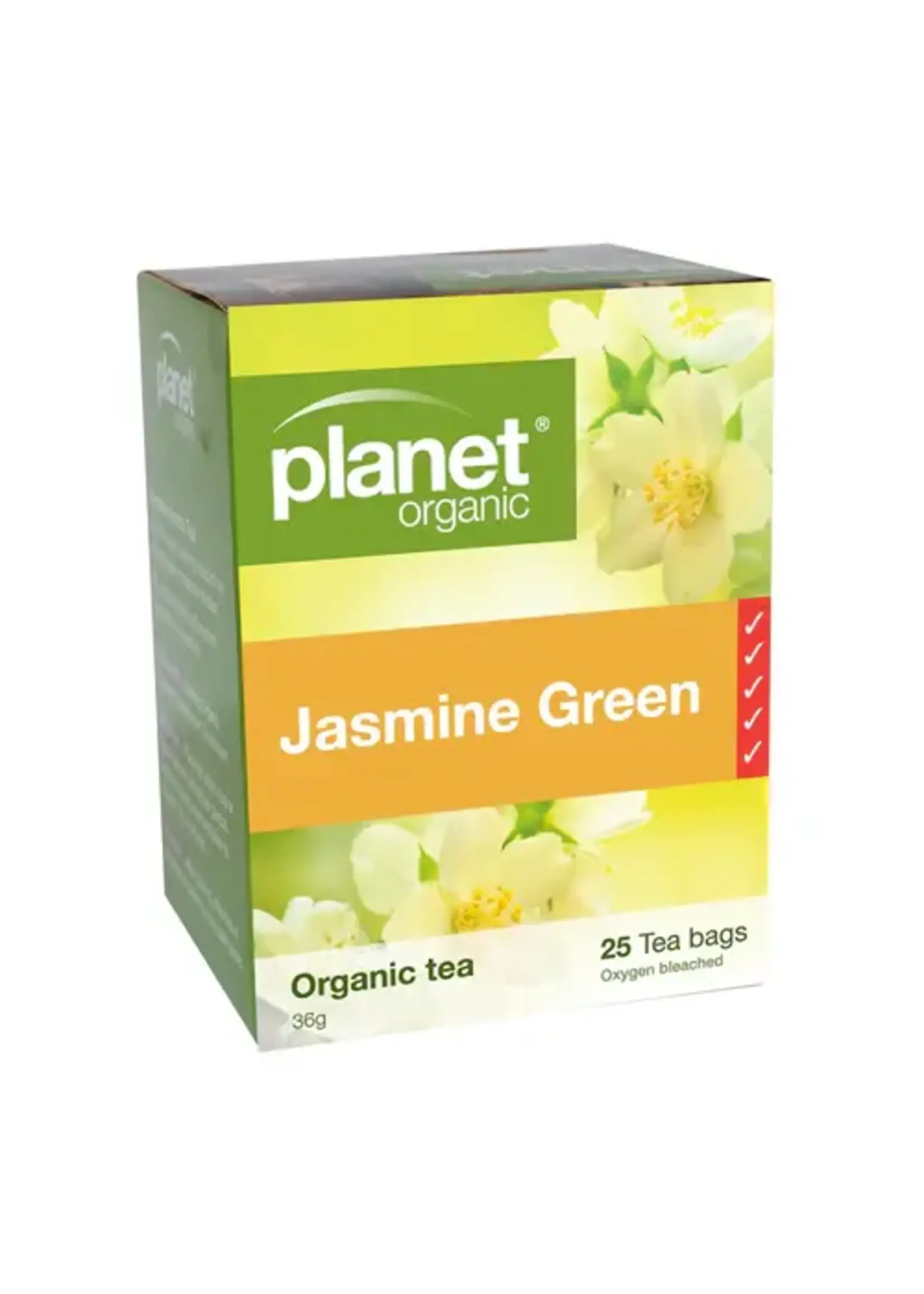Planet Organic Planet Organic Green Tea Bags 25 Jasmine