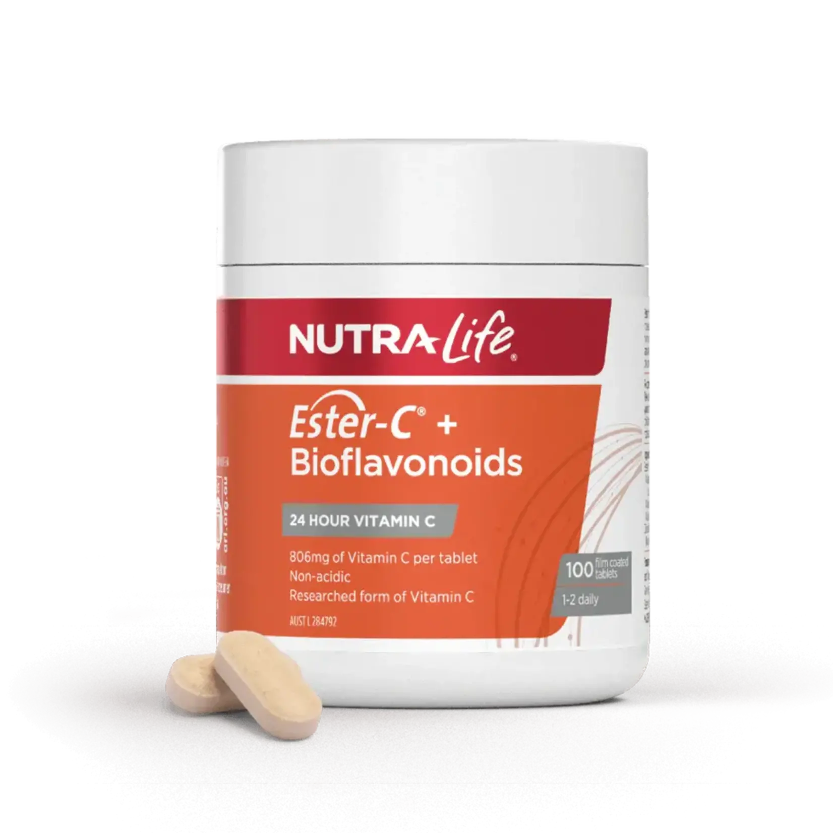 NutraLife Nutralife Ester-C + Bioflavonoids 100t