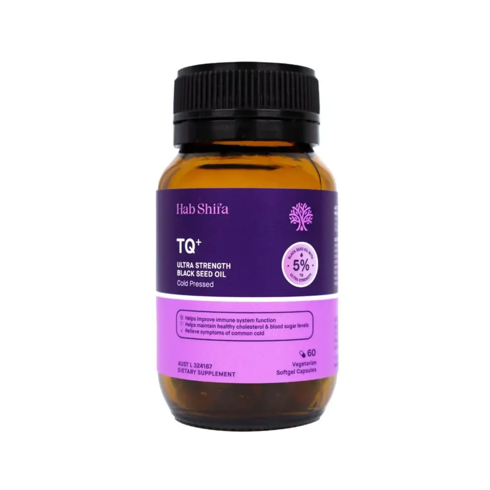 HAB SHIFA Hab Shifa TQ+ Black Seed Oil 60 capsules (nigella sativa seed )