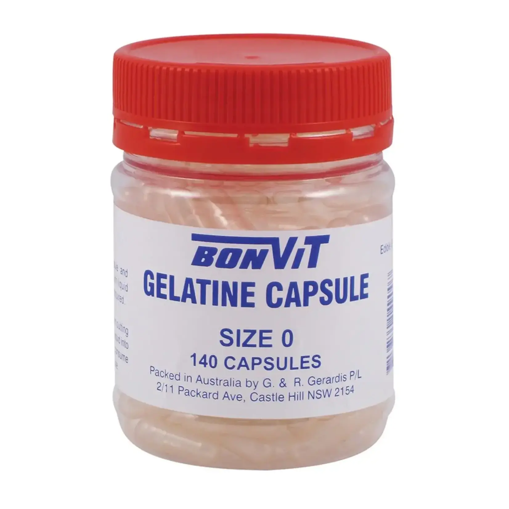 Bonvit Bonvit Gelatine Capsules Size 00 100pc