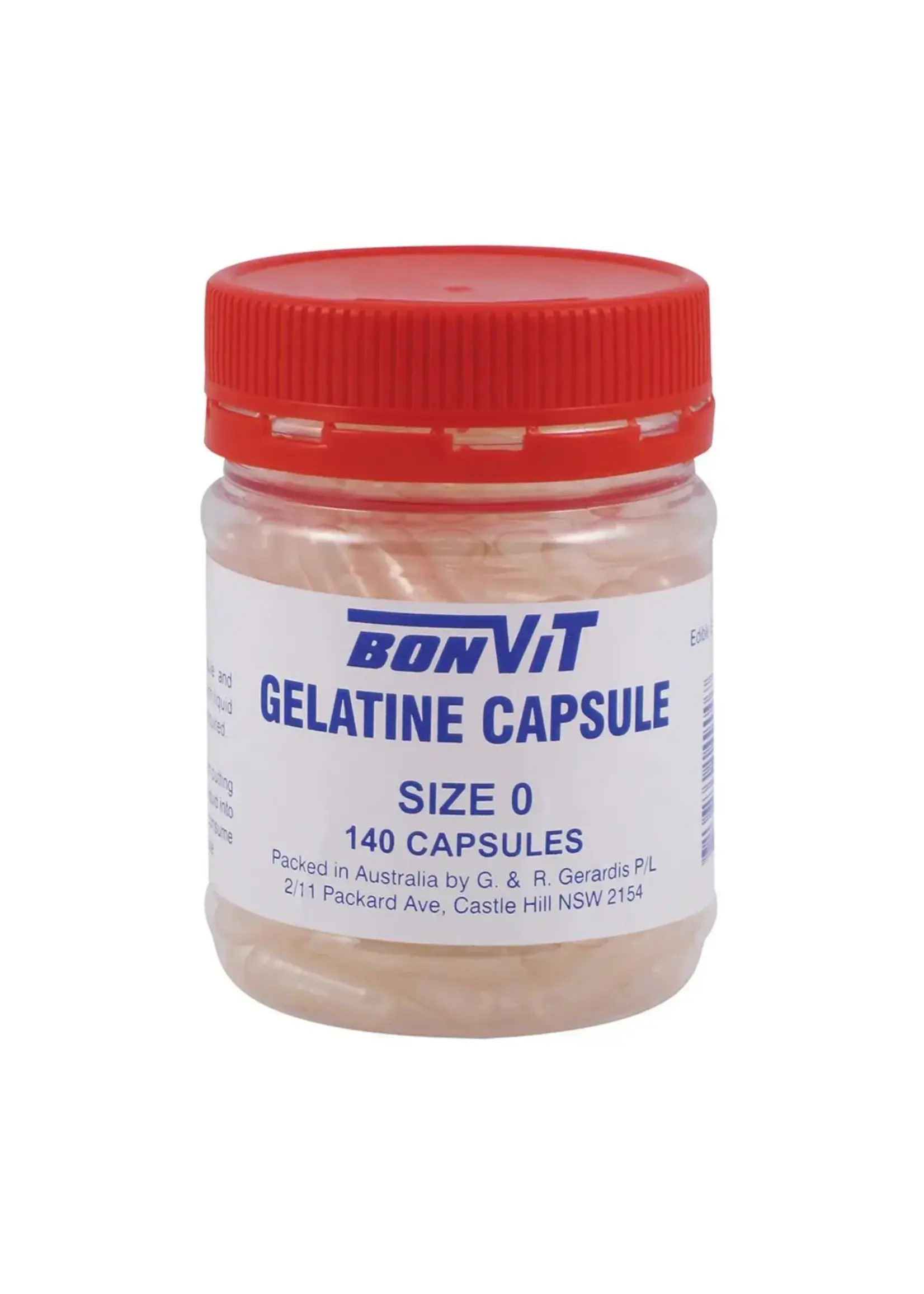 Bonvit Bonvit Gelatine Capsules Size 00 100pc